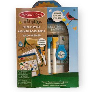 New Melissa & Doug Let's Explore Seek &Find Bingo Play Set Nature Activity